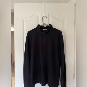 Black Calvin Klein Quarter Zip in Large